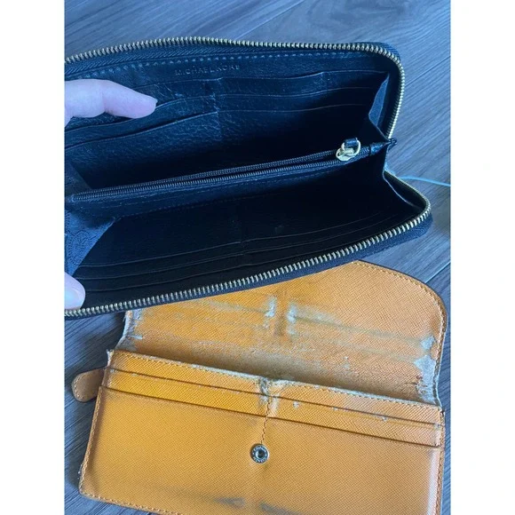 12pc Designer Wallet Lt Michael Kors Kate Spade Coach Zip Bifold Wristlet Bundle - Picture 6 of 7